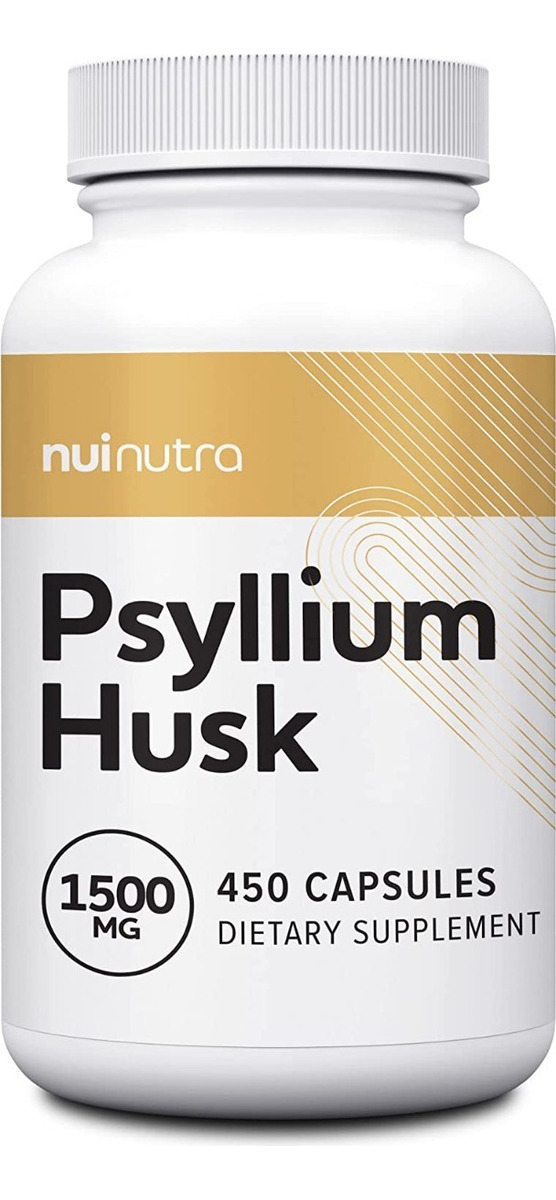 Salud y Equipamiento Médico - Psyllium 450 Cap Nui Nutra 0