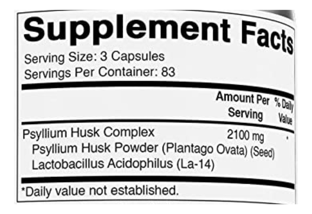 Salud y Equipamiento Médico - Brieofood Psyllium 2100 mg 1