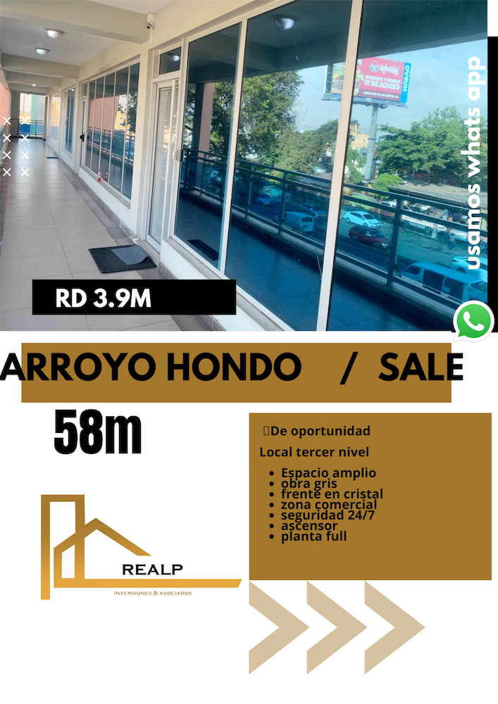 oficinas y locales comerciales - Local venta arroyo hondo 0