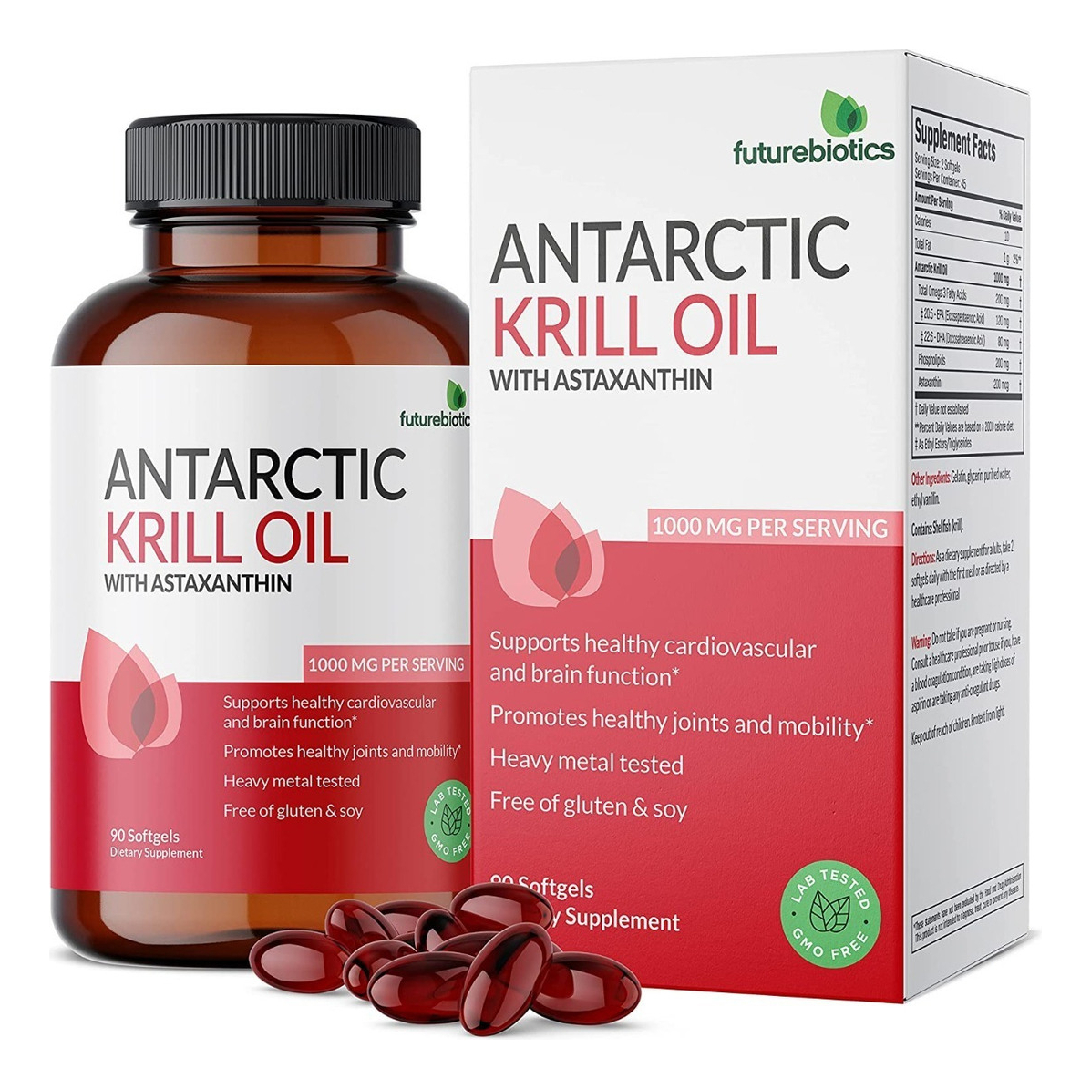 Salud y Equipamiento Médico - Aceite Krill 1000mg Futurebioti - - Unidad A $2143