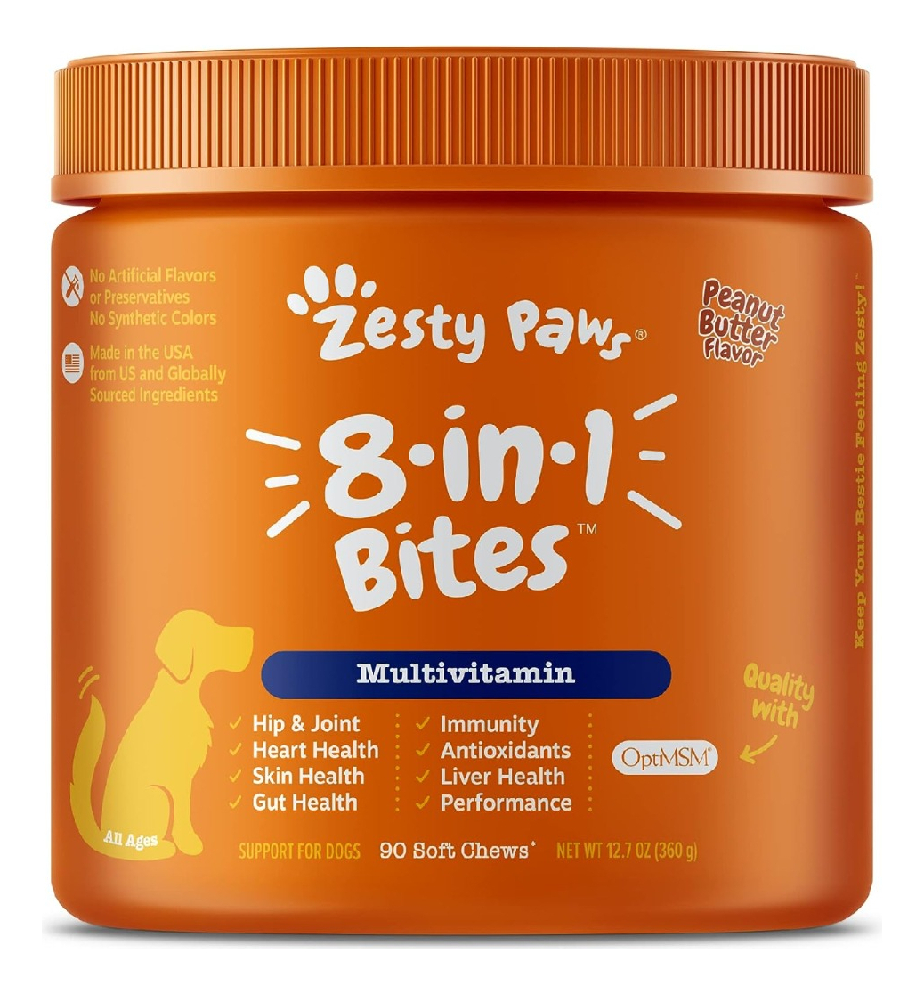 Salud y Equipamiento Médico - Zesty Paw 8 In 1 Suplemento Para Perros Multi-vitaminas 0