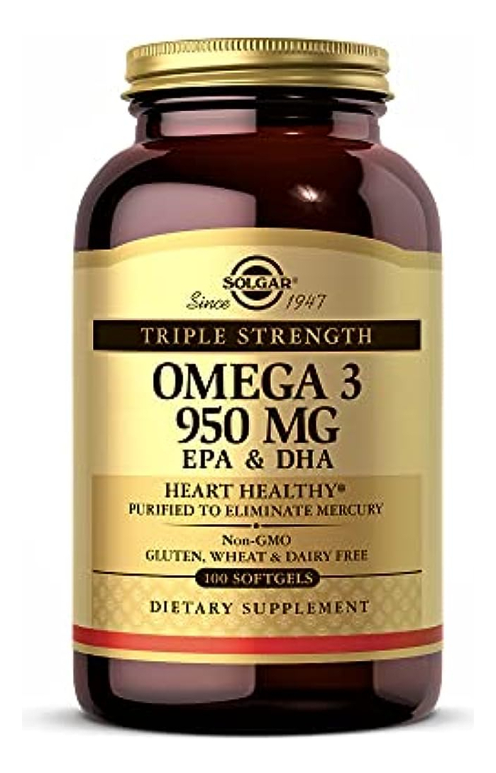 Salud y Equipamiento Médico - Solgar Omega-3 De Fuerza Triple 950 Mg, 100 Capsulas Blanda 0