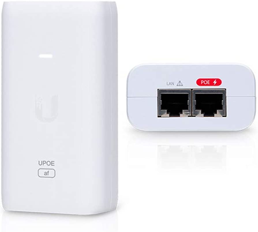 computadoras y laptops - UBIQUITI U-POE-AF POWER OVER ETHERNET INJECTOR - 110 V AC, 220 V AC INPUT - 48 V 2