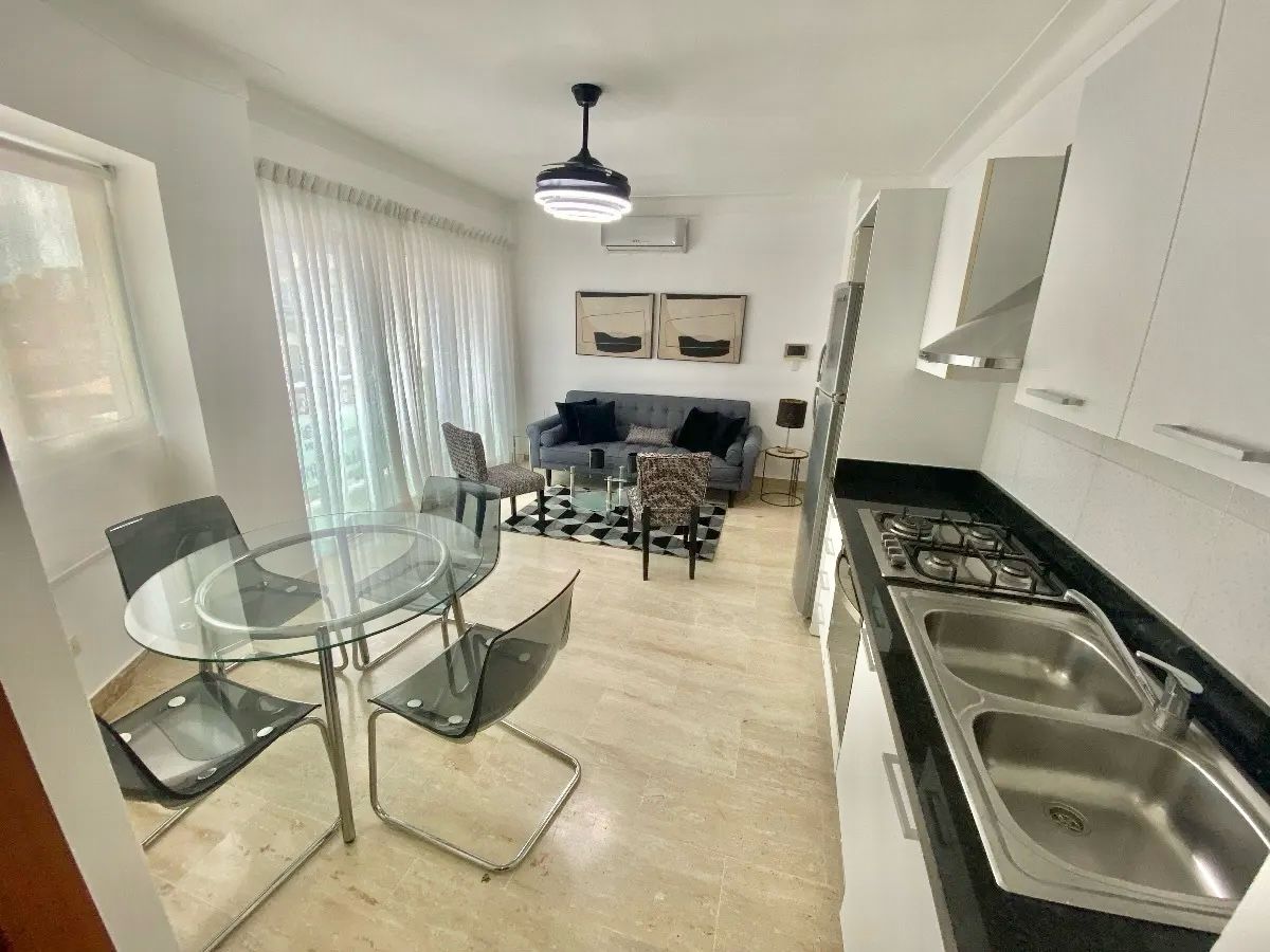 apartamentos - Apartamento en alquiler amueblado en Naco 8
