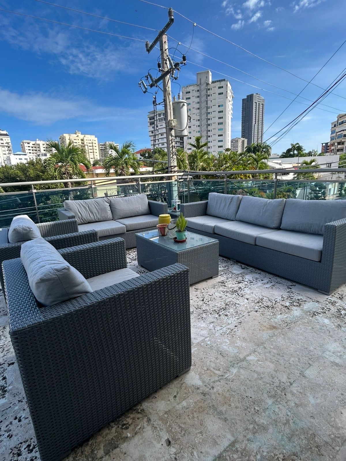 muebles y colchones - juego de muebles exterior