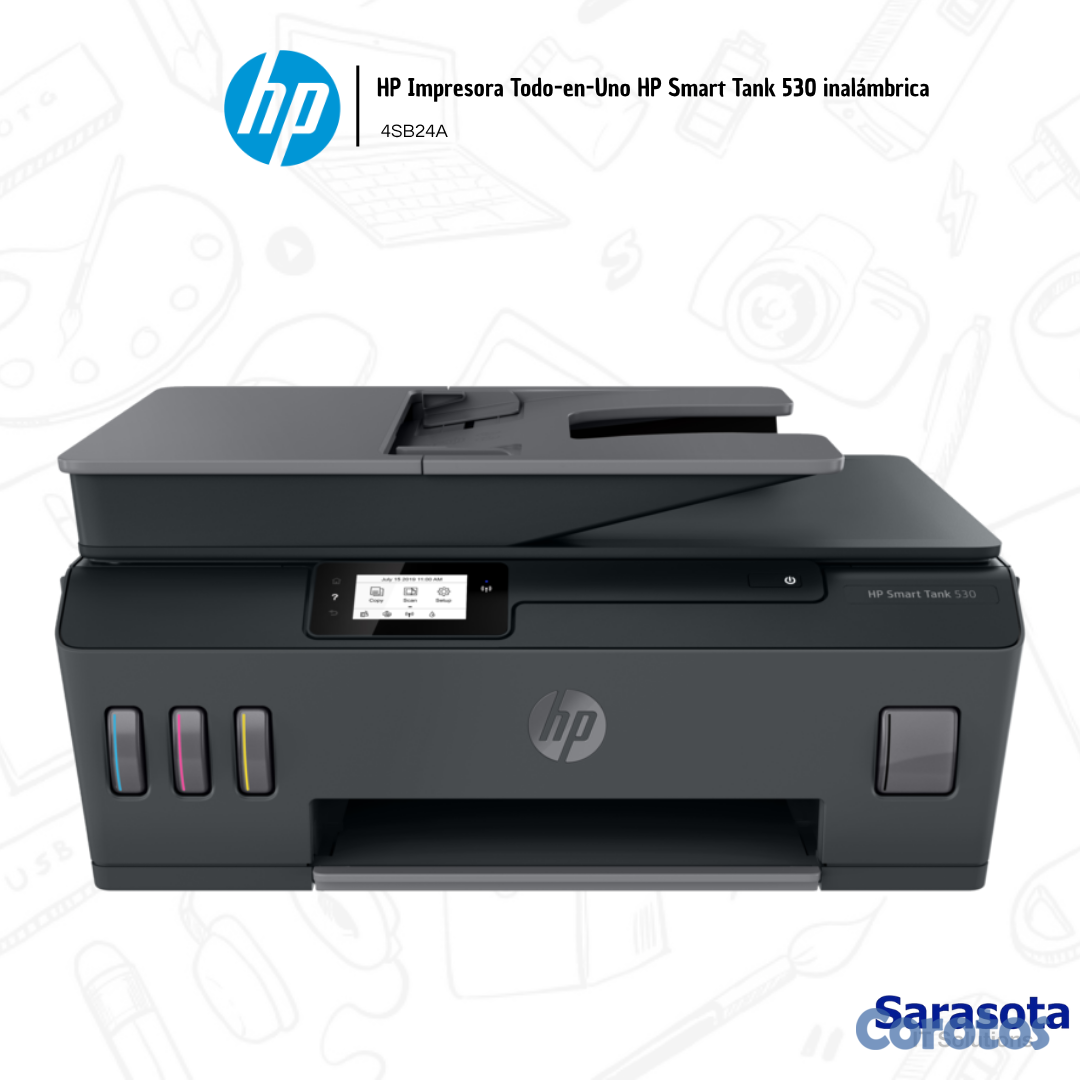 impresoras y scanners - HP Impresora Todo-en-Uno HP Smart Tank 530 inalámb 1