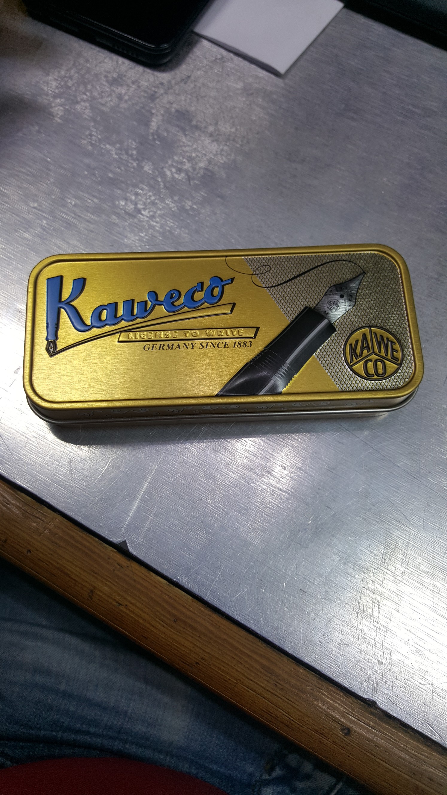 articulos de oficina - Kaweco AL Sport Grey Medium Point Fountain Pen - 10000092 (New in Box)  0
