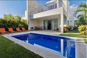 casas vacacionales y villas - Venta de Villa en punta cana con piscina a 3km de la playa zona turística