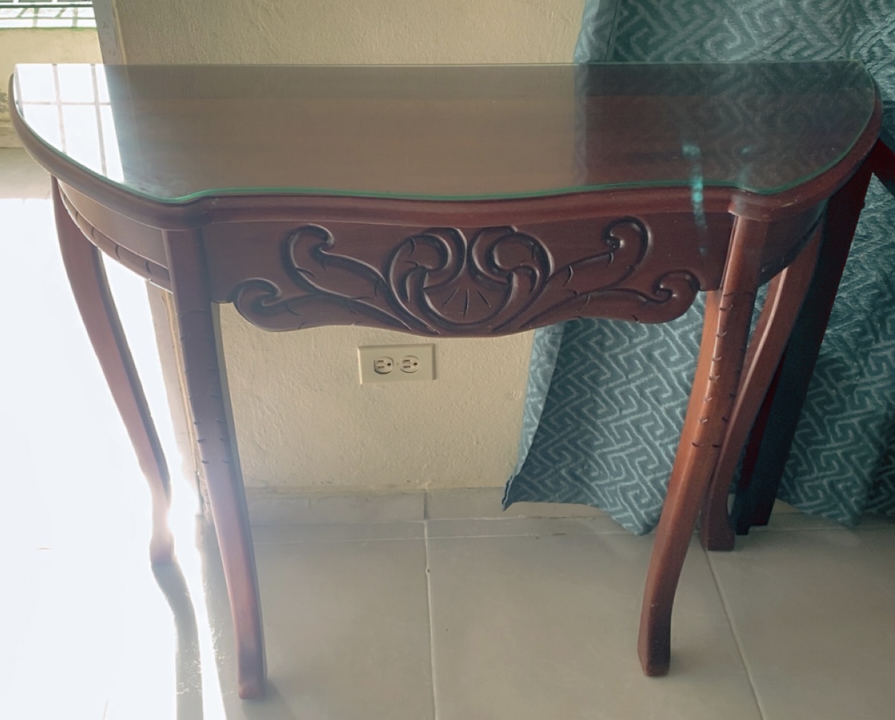 decoración y accesorios - Vendo Repisa y espejo de caoba 0