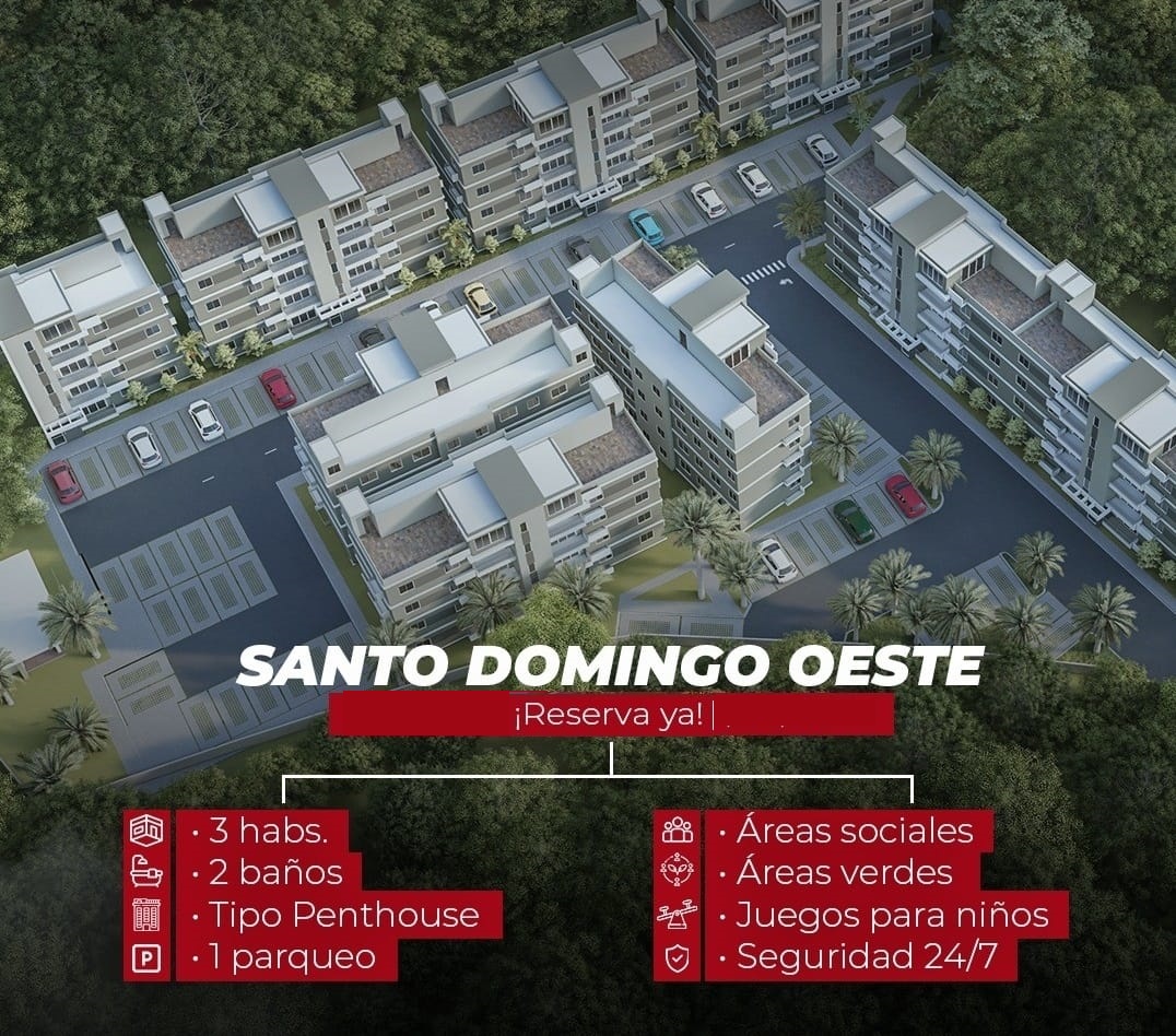 apartamentos - Paseo del Oeste - Santo Domingo Oeste -Entregar 9