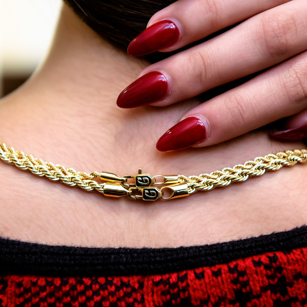 joyas, relojes y accesorios - COLLAR PARA DAMAS CHAPADO EN ORO AMARILLO 1