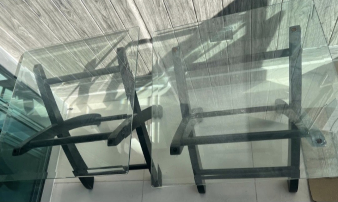 decoración y accesorios - Comedor  de 4 sillas de  cristal  3