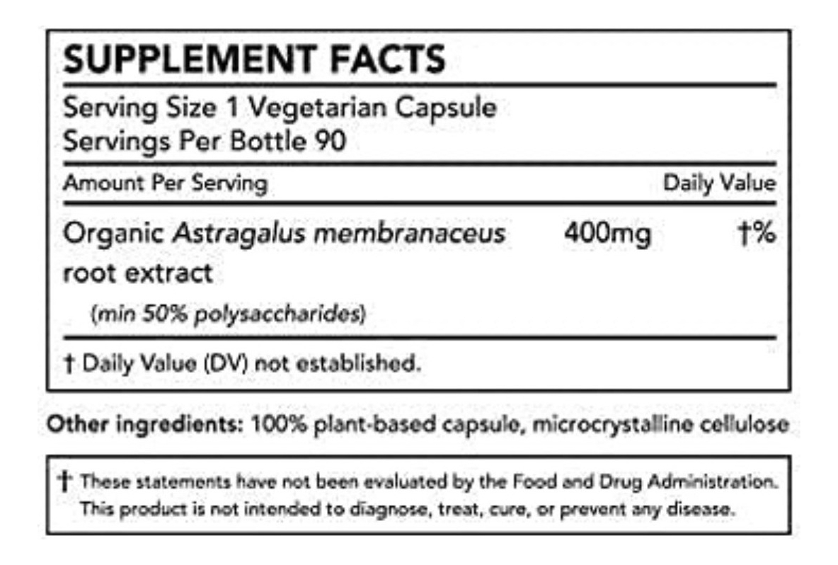 Salud y Equipamiento Médico - Astragalo 400 Mg Nature Restore 1