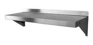 equipos profesionales - Repisa de pared en acero inoxidable  2