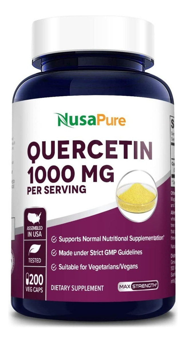 Salud y Equipamiento Médico - Quercetina Nusapure 200 caps