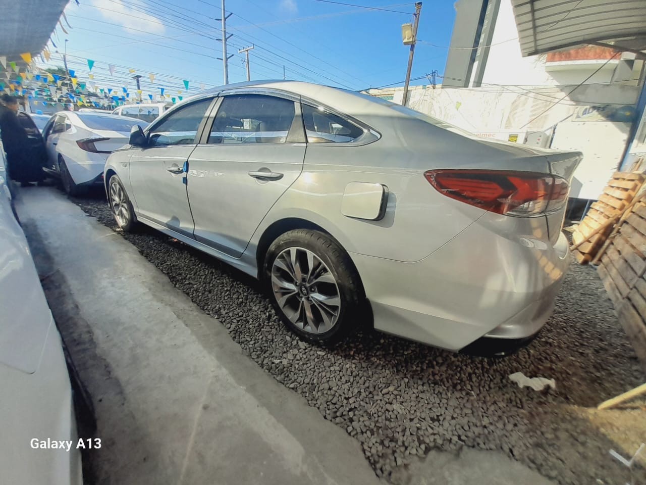 carros - HYUNDAI SONATA NEW RISE 2018 GRIS 2