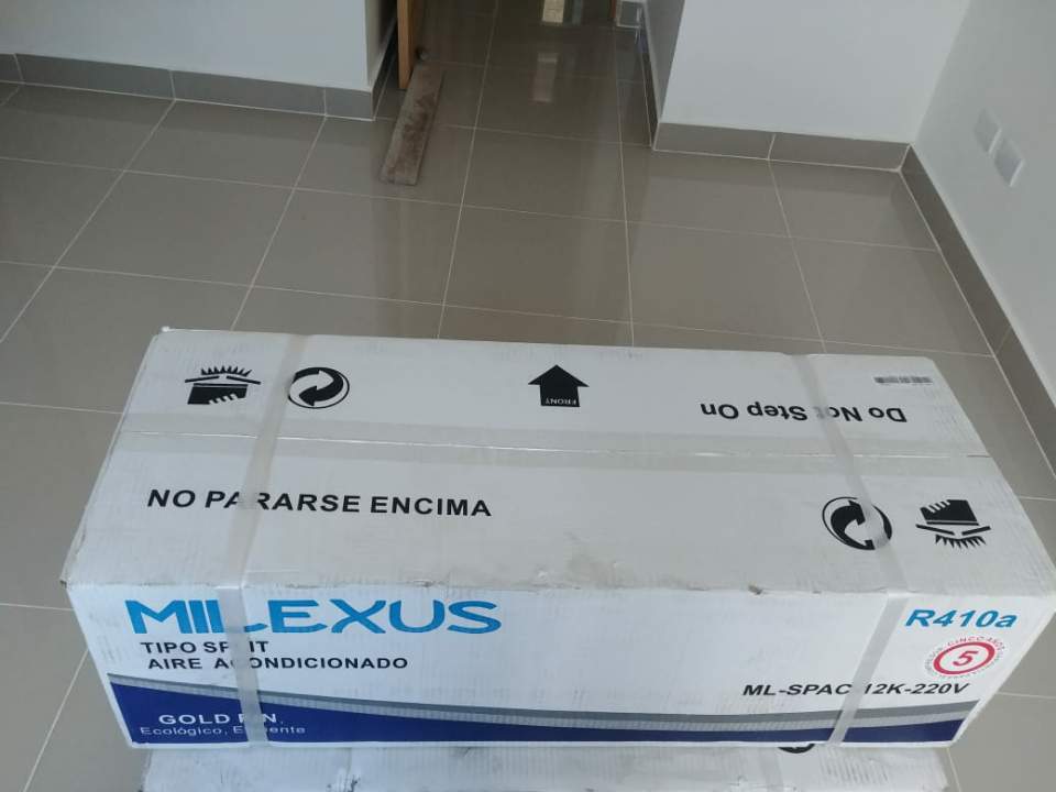 aires acondicionados y abanicos - Aire Acondicionado 12,000 btu más kit de tuberia y alambre 4