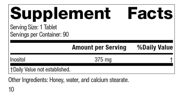 Salud y Equipamiento Médico - Inositol 90tab Standard Process 1