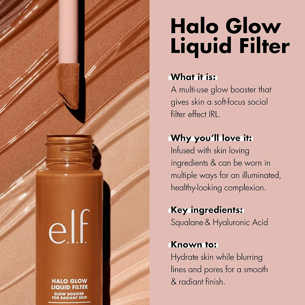 Salud y Equipamiento Médico - E.l.f. Halo Glow Liquid Filter, Potenciador De La Tez Para U 2