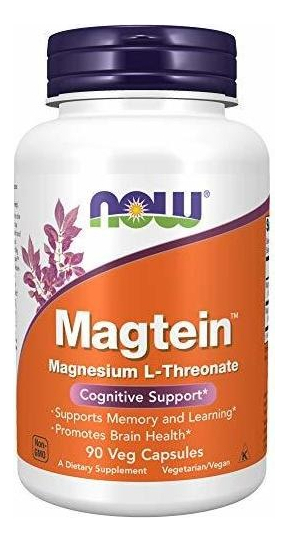 Salud y Equipamiento Médico - Magtein De Now, 90 Capsulas Veg