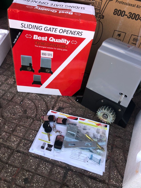 herramientas, jardines y exterior - Motor eléctrico para portones  2