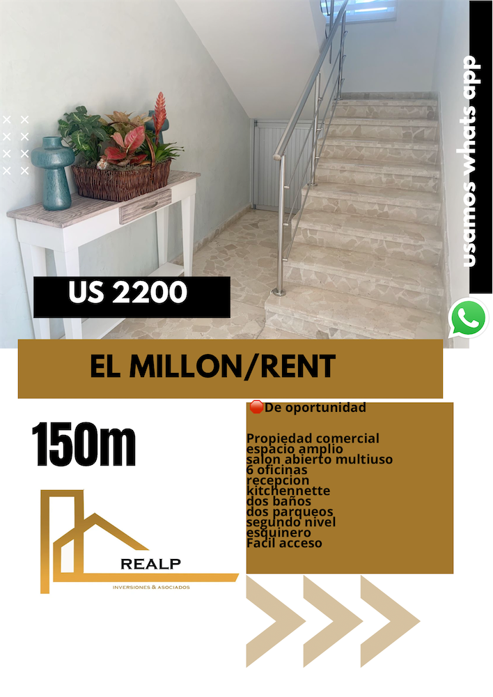 oficinas y locales comerciales - Local en el millon 150 metros  0
