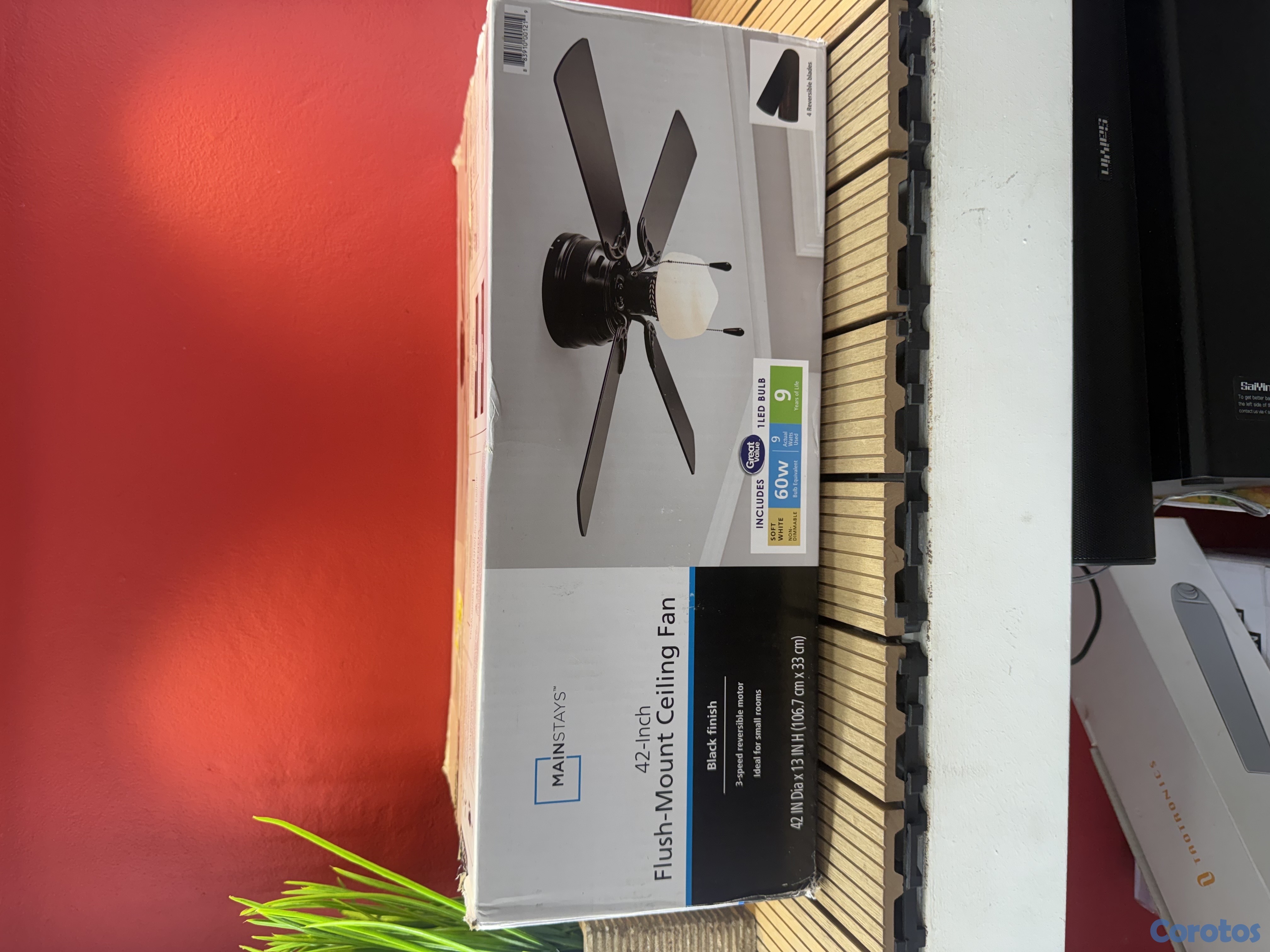 aires acondicionados y abanicos - Abanico de Techo Mainstays 1