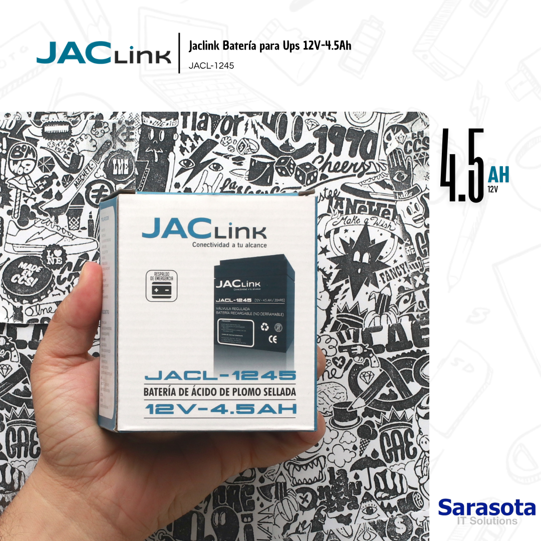 accesorios para electronica - Jaclink Batería para Ups 12V-4.5Ah 