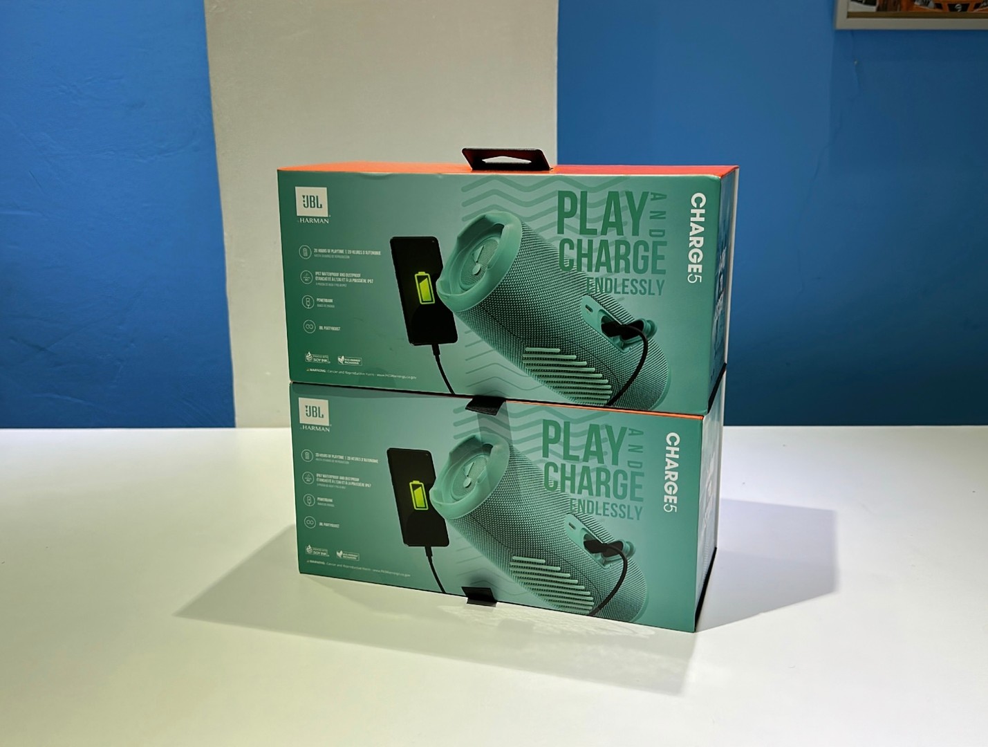 celulares y tabletas - Vendo Bocina JBL CHARGE 5 Nuevas Selladas, Originales RD$ 10,995 NEG| Tienda Fís 1