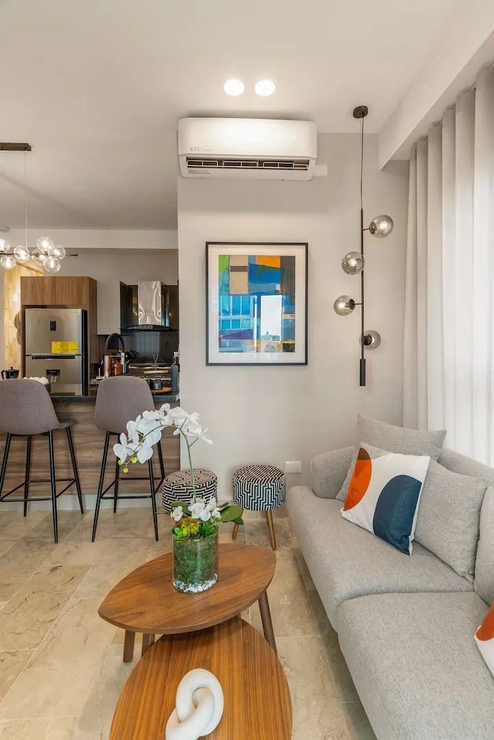 apartamentos - APARTAMENTO AMUEBLADO EN NACO EN ALQUILER  2