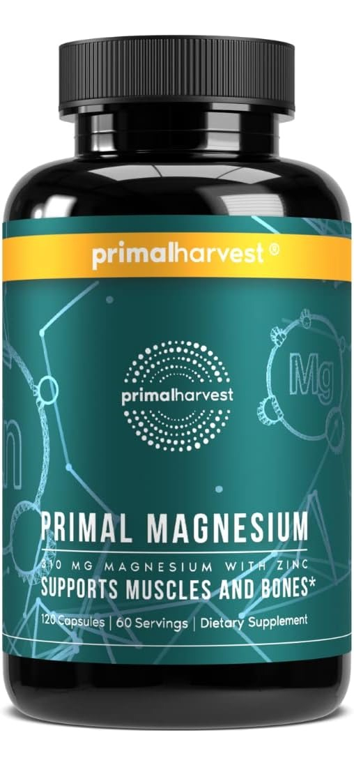 Salud y Equipamiento Médico - Magnesio 120caps Primal Harvest