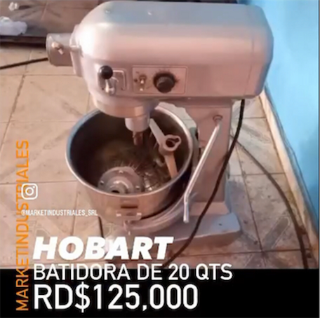 servicios profesionales - HOBART✅ 
BATIDOR DE 20 QTS 0
