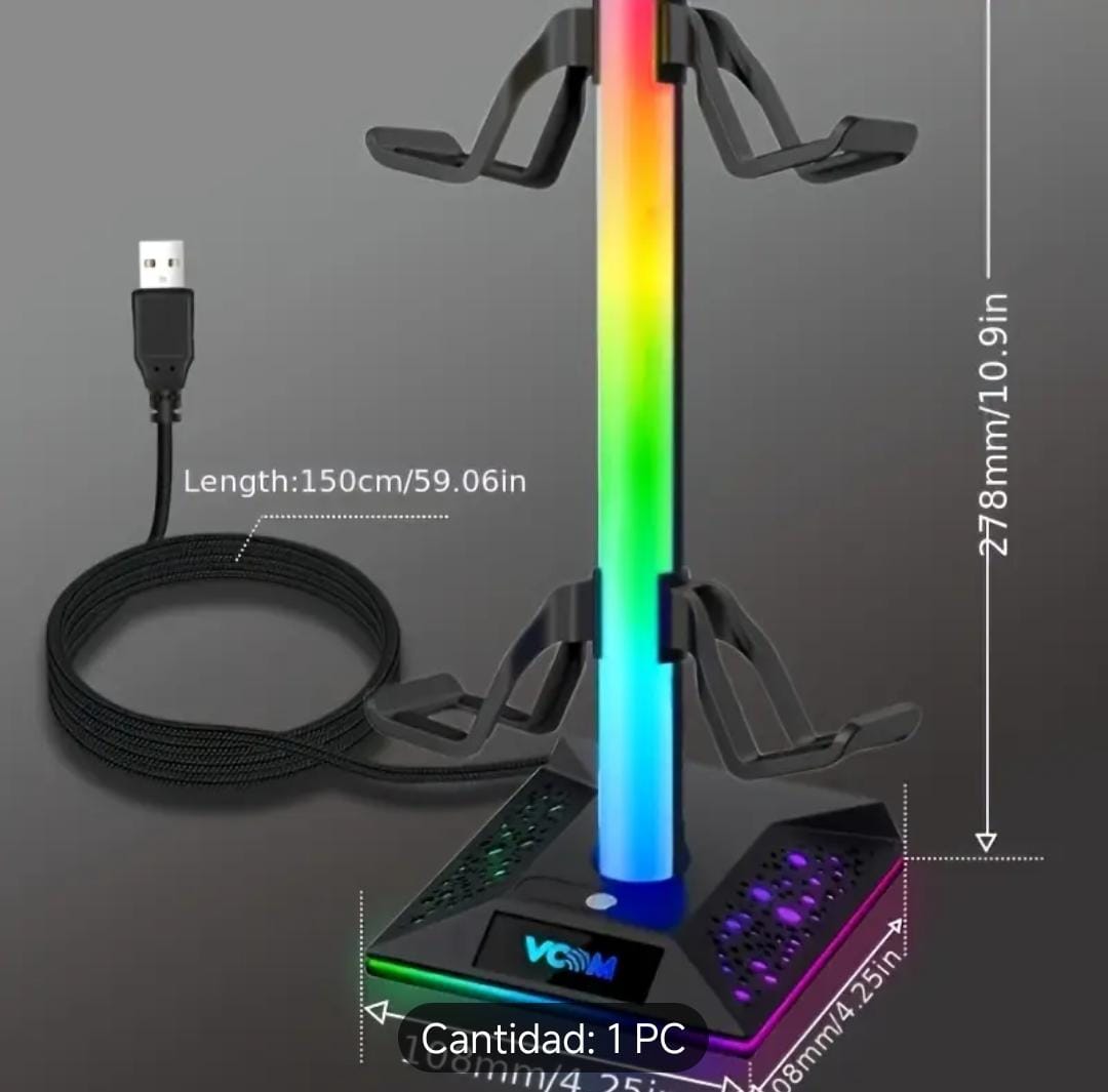 consolas y videojuegos - cargador,bases led gamers