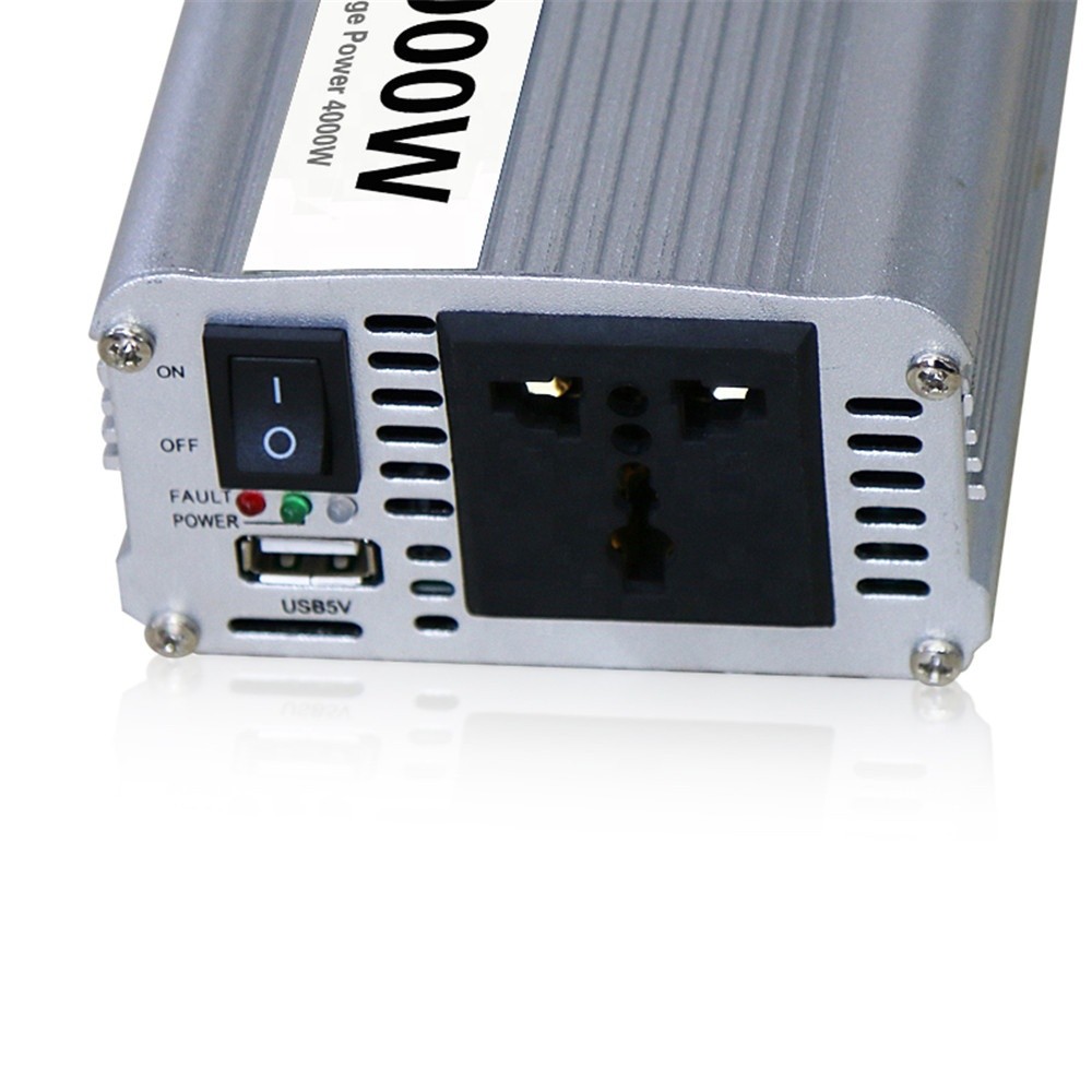 equipos profesionales - Inversor de corriente portátil cargador de carro power inverter 2000W 110V 7