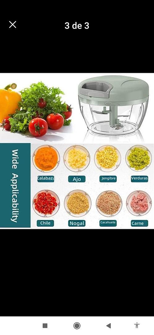 electrodomesticos - **Picador de Vegetales Manual.** 2
