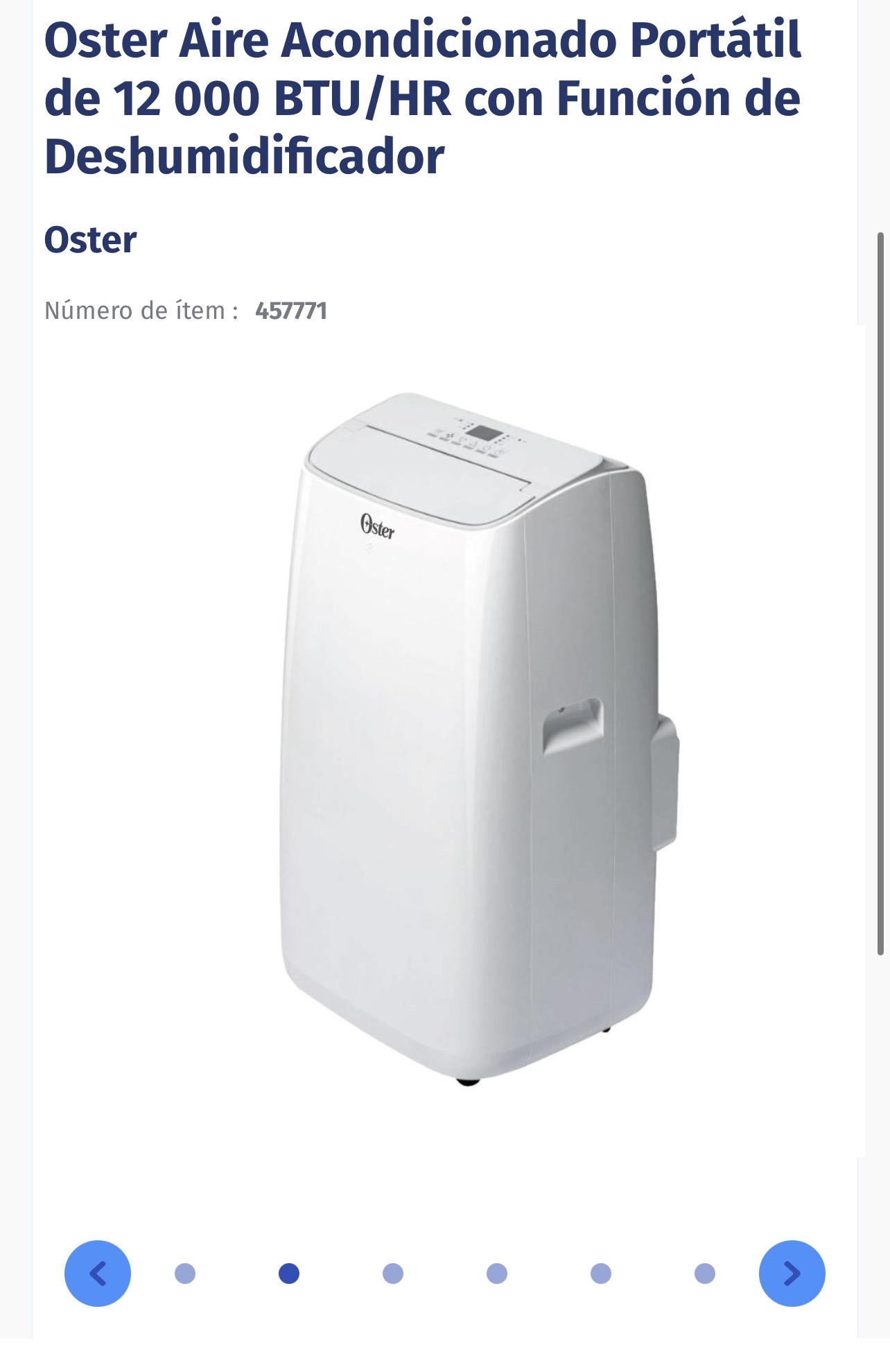 electrodomesticos - Se vende aire acondicionado portátil 1
