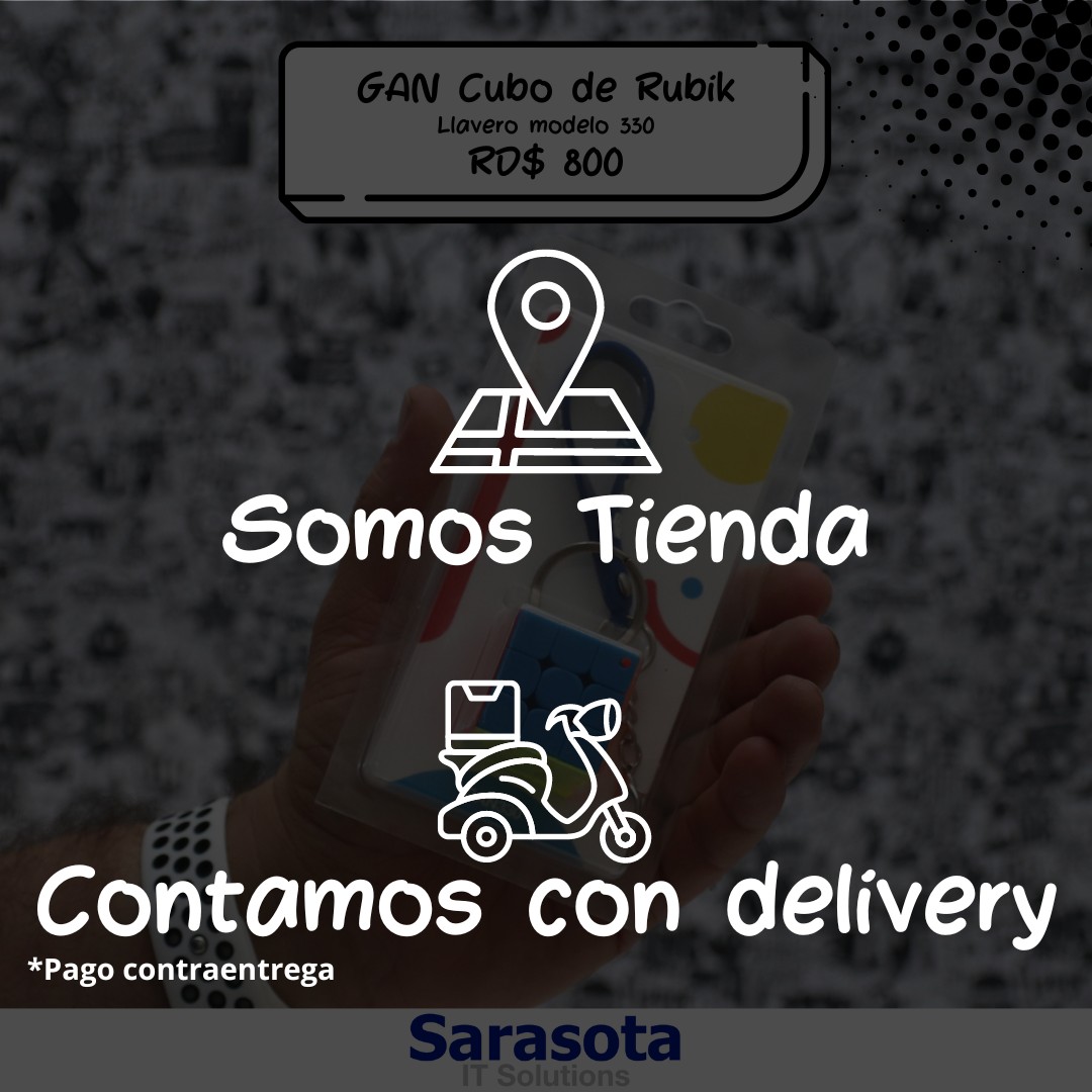 hobby y coleccion - Llavero Mini cubo Rubik marca GAN (3x3) 1