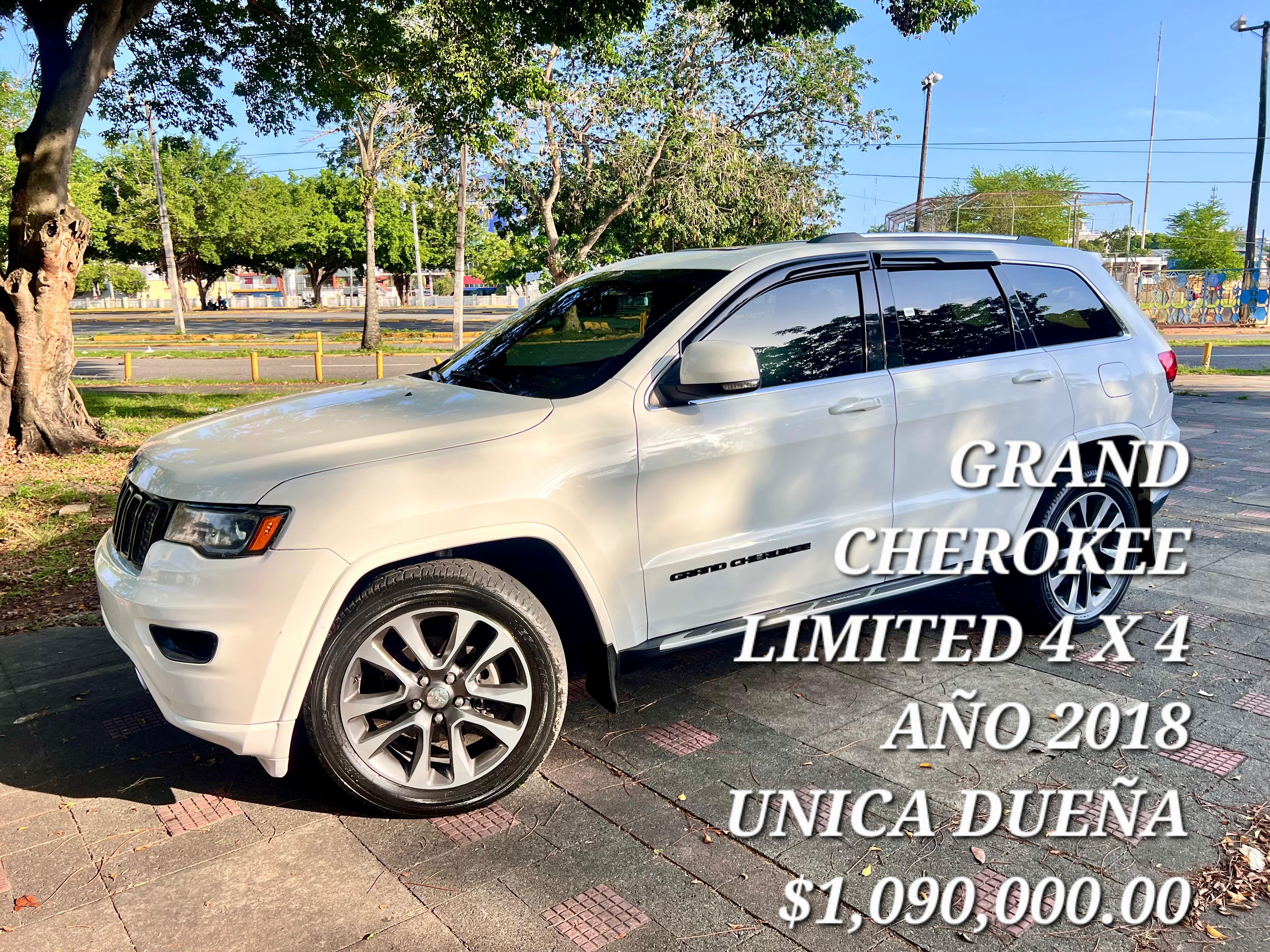 jeepetas y camionetas - Grand Cherokee Limited 4 x 4 , 2018, única dueña. 0