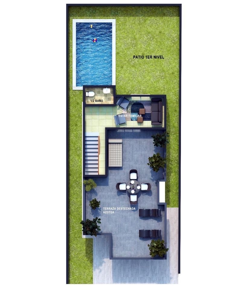 casas - venta de casa con piscina en la avenida ecológica Santo Domingo este  5