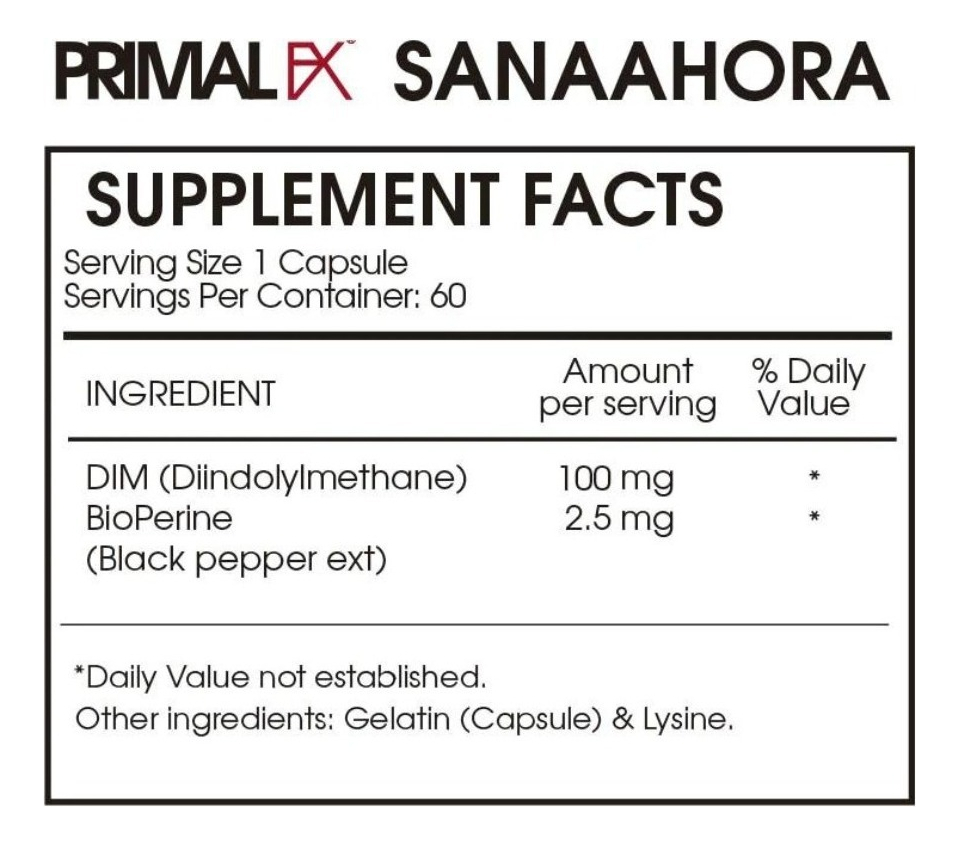 Salud y Equipamiento Médico - Diindolyl 125mg 60 Cap Primalfx 1