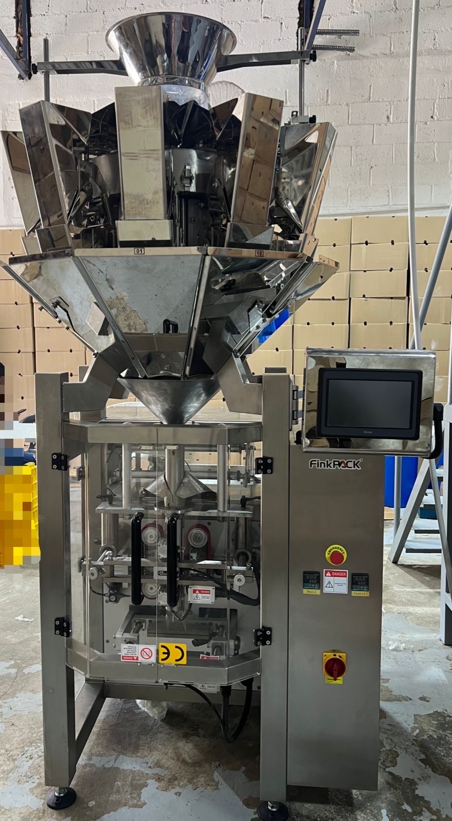 equipos profesionales - Máquina Empacadora Automática Multicabezal industrial acero inoxidable 2