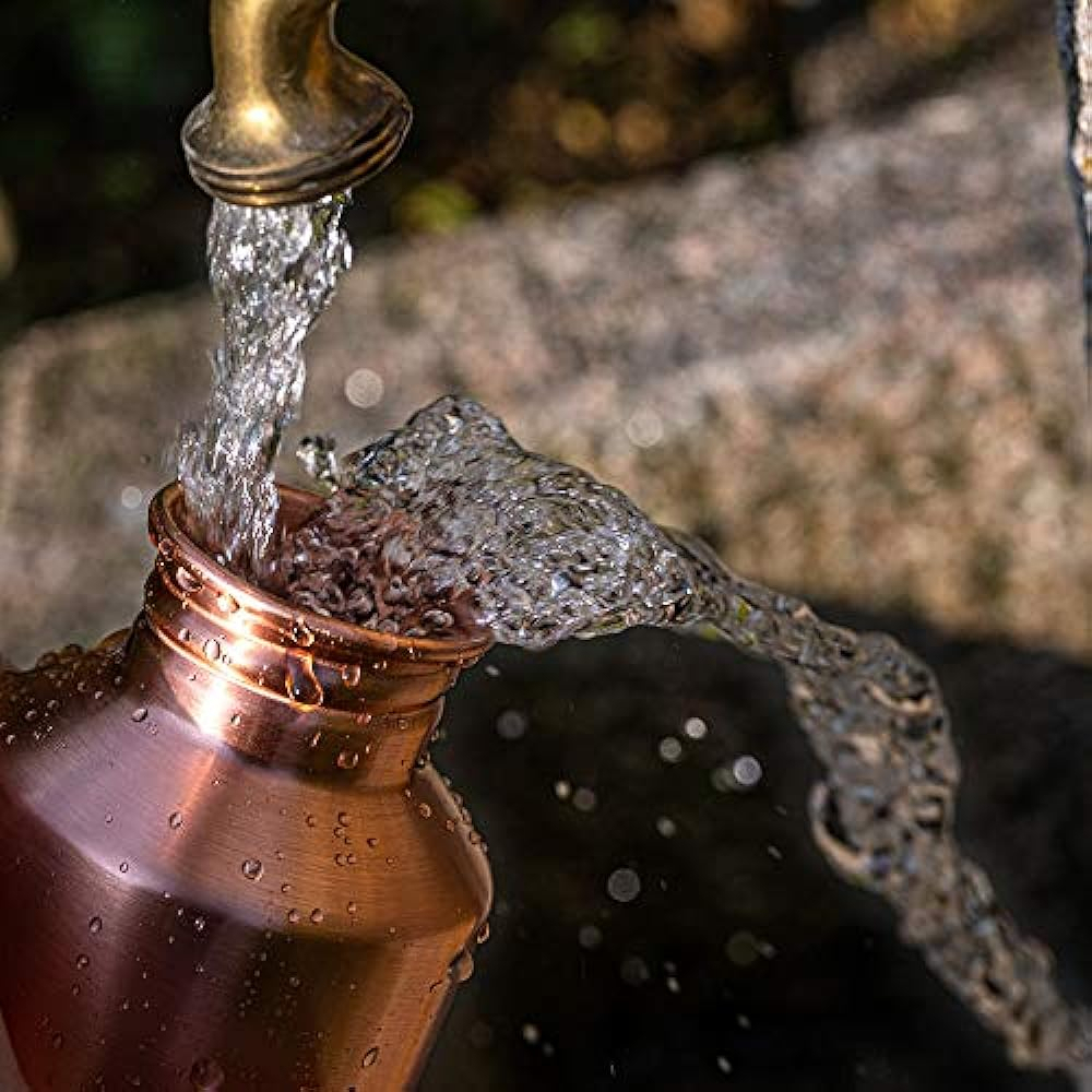 Salud y Equipamiento Médico - Botella De Agua De Cobre Kosdeg De 34 Oz, Diseño Moderno Y 2
