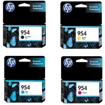 impresoras y scanners - CARTUCHOS HP EN TODOS LOS COLORES 954 PRINT CARTRIDGE  2