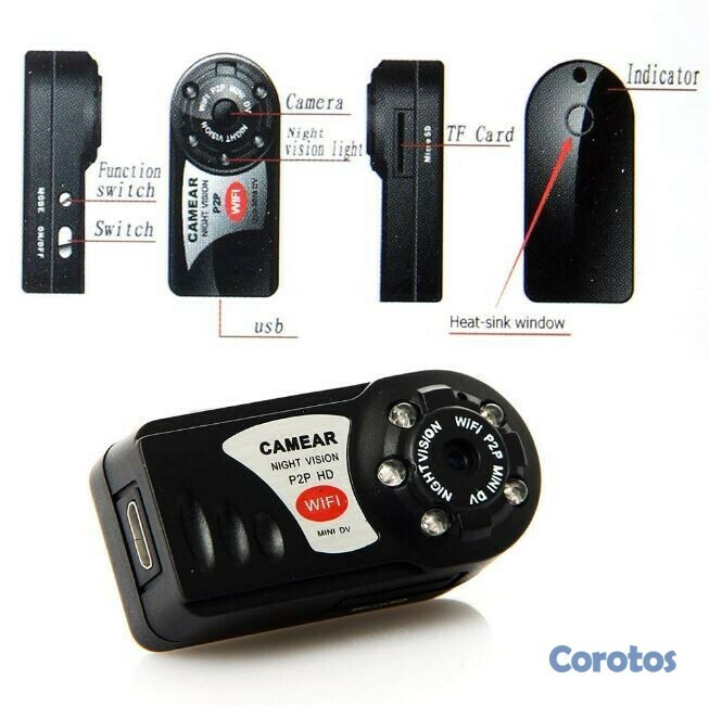 camaras y audio - Camara wifi mini modelo Q7 4