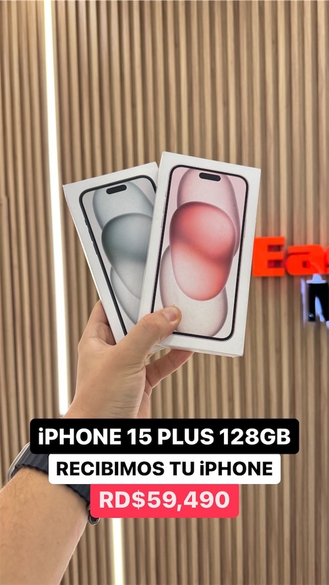 celulares y tabletas - iPHONE 15 PLUS 128GB