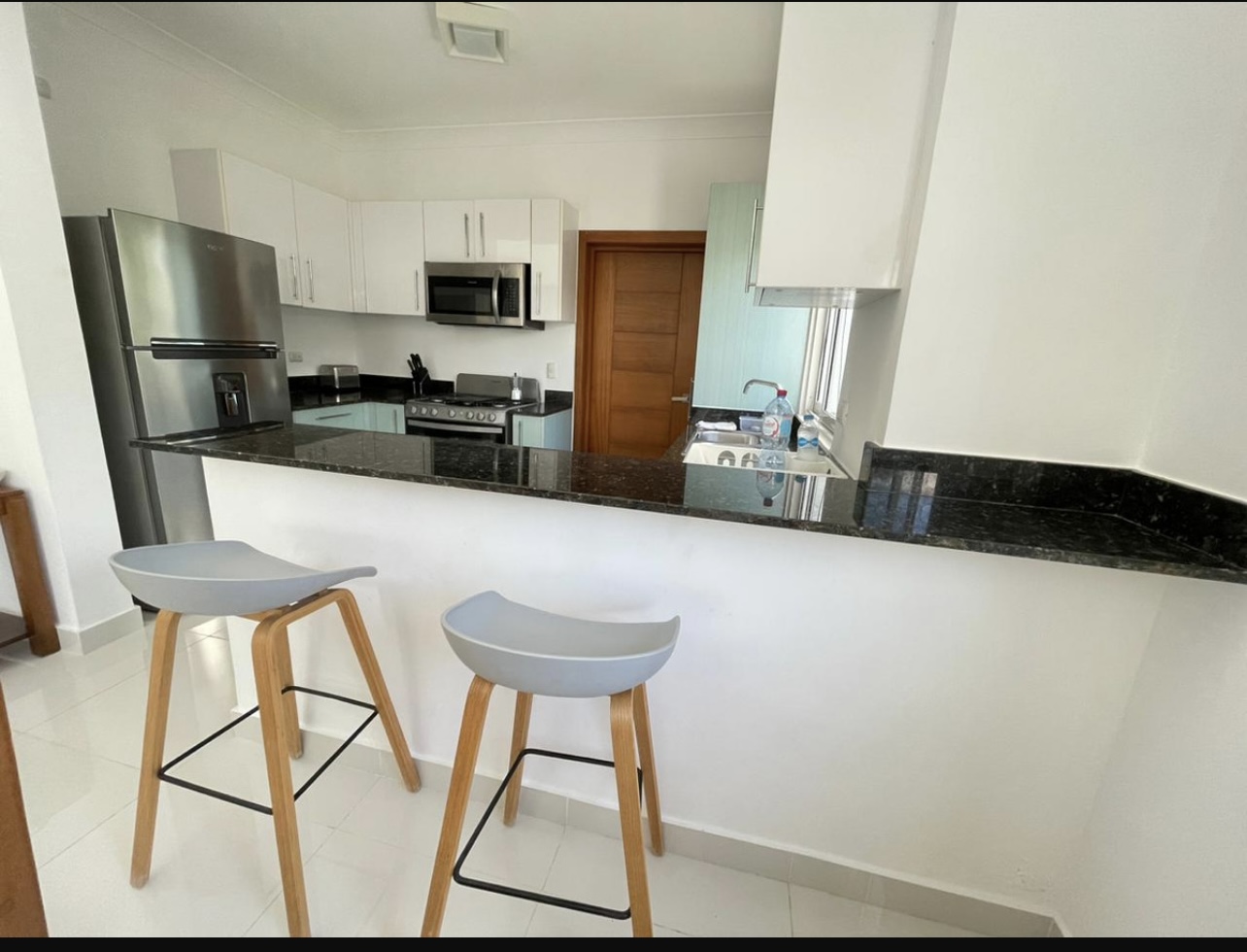 casas vacacionales y villas - HERMOSA VILLA AMUEBLADA VISTA CANA 6