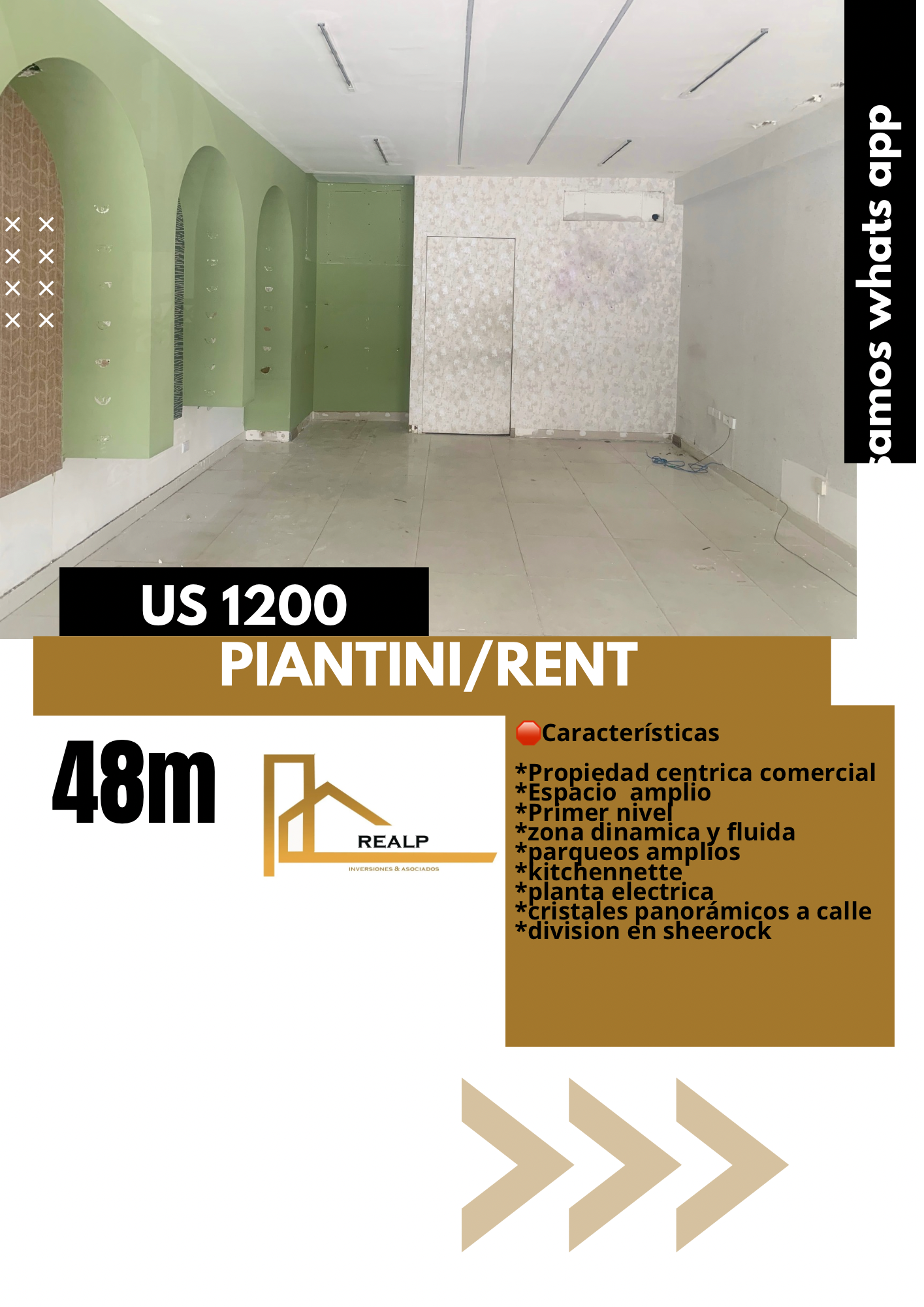 oficinas y locales comerciales - Local céntrico en Piantini