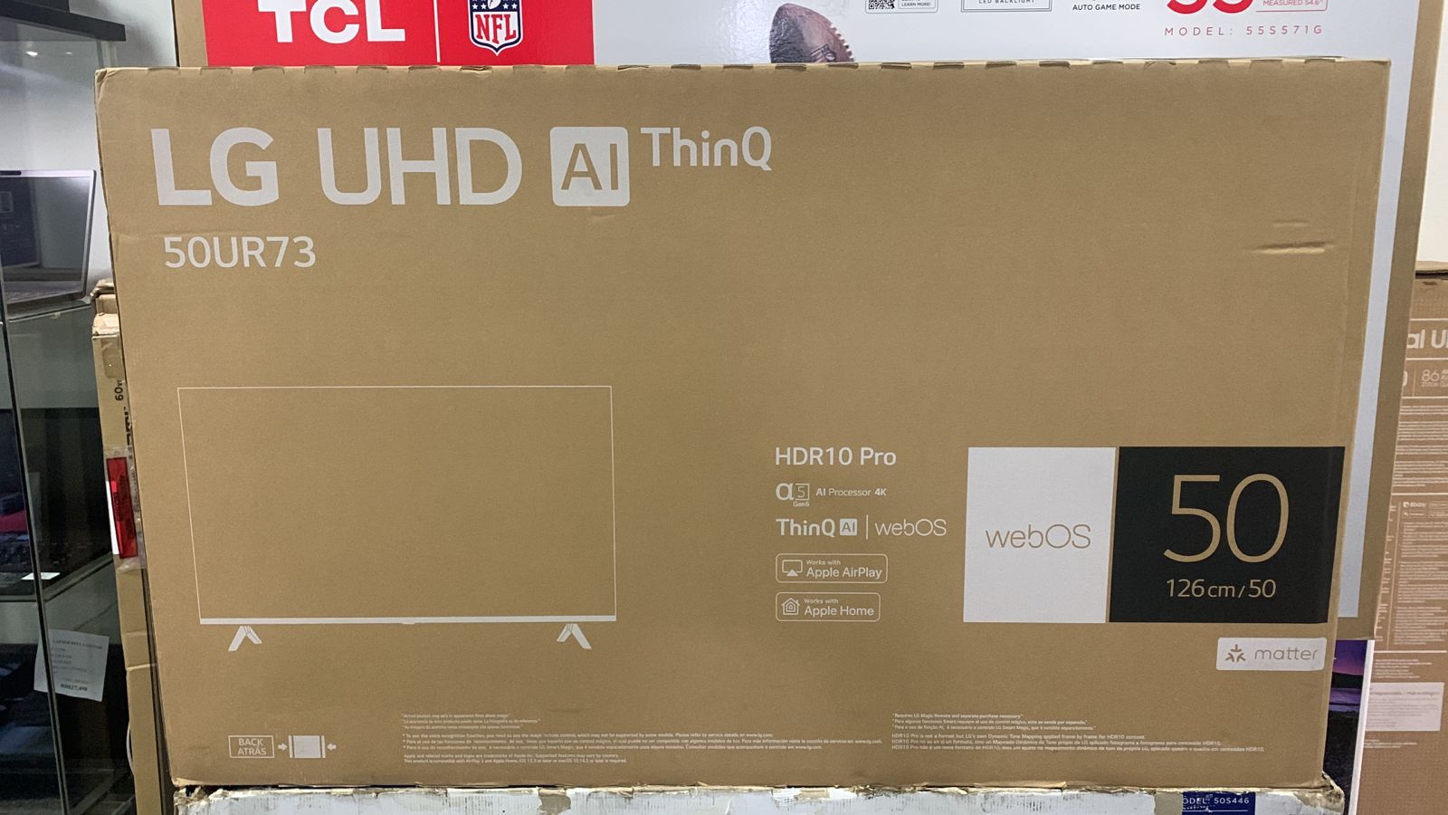 tv - LG 55 pulgadas modelo UR73 nuevo totalmente  1