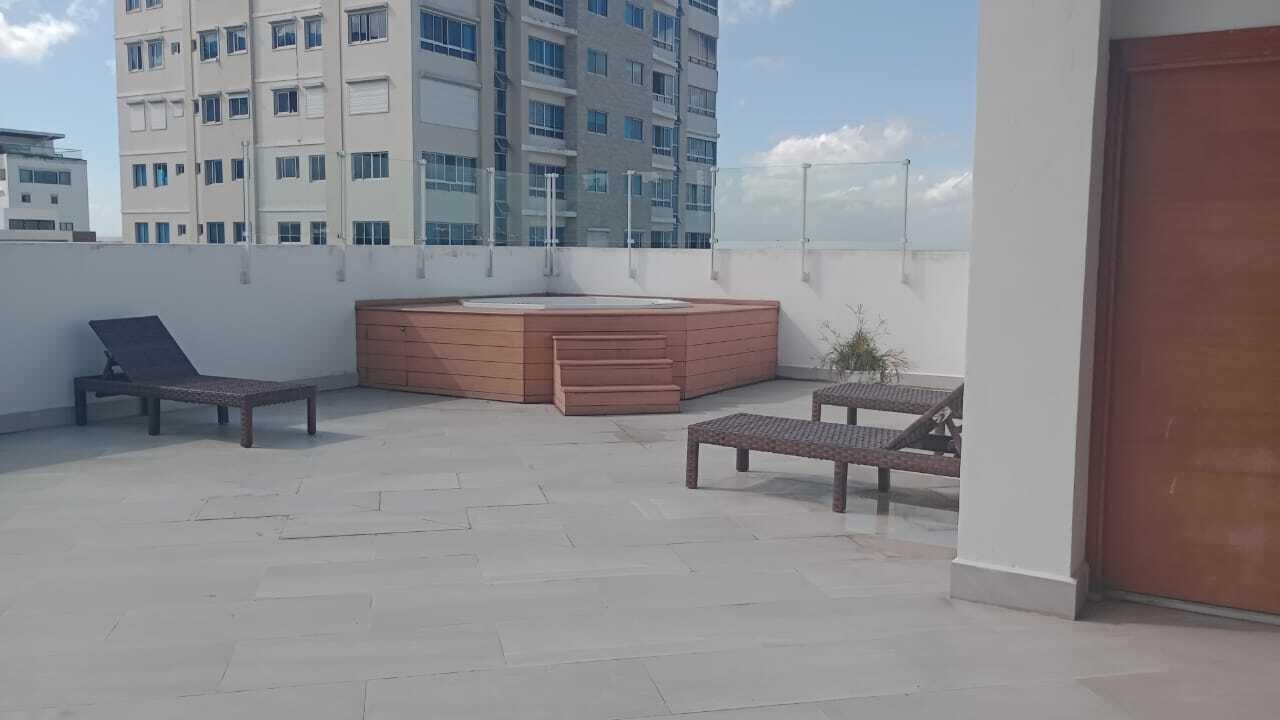apartamentos - Hermoso e iluminado apartamento amueblado en el nivel 2 con terraza y balcón, 3  4