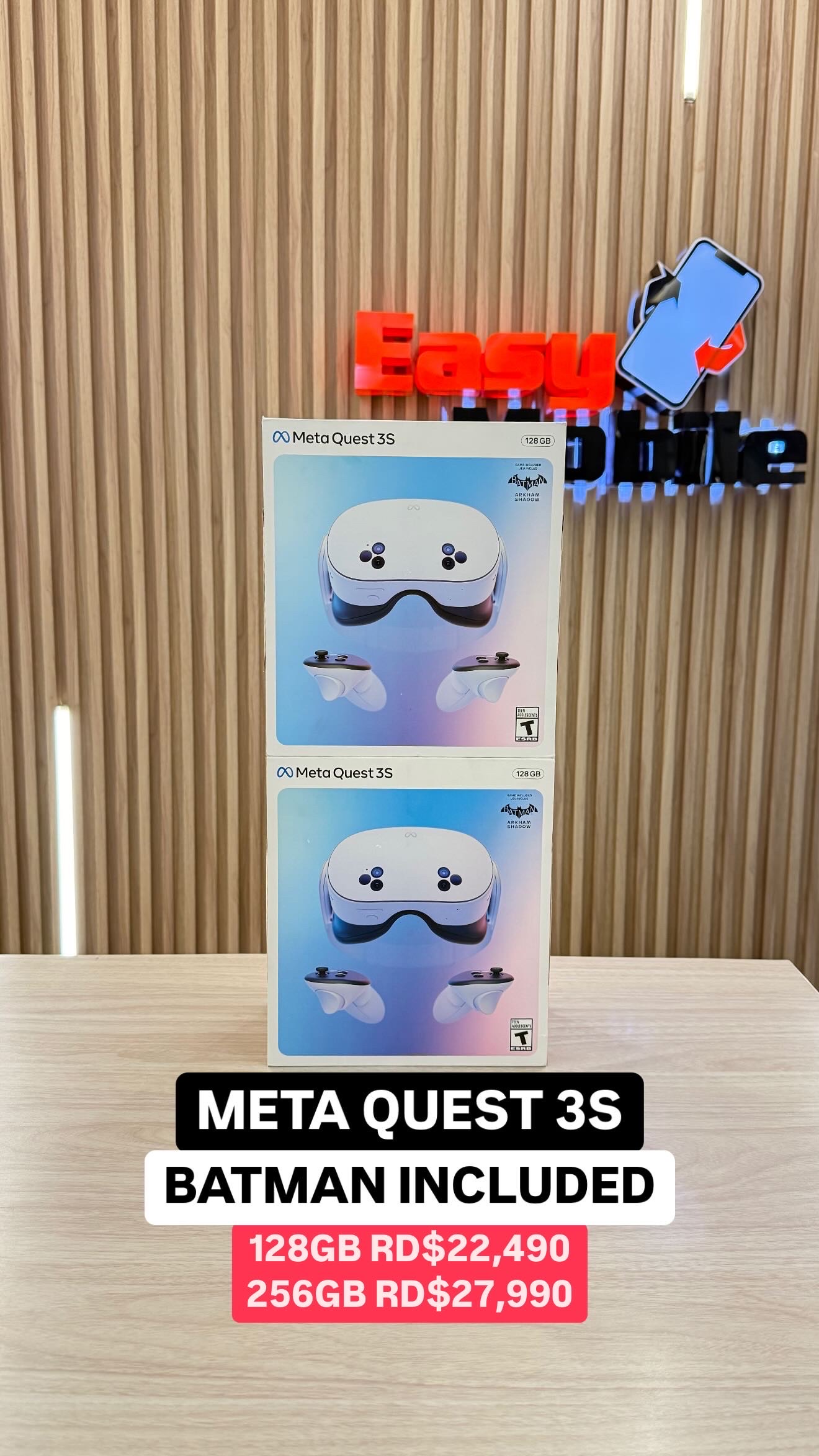 consolas y videojuegos - META QUEST 3S BATMAN INCLUDED 128GB SELLADO 